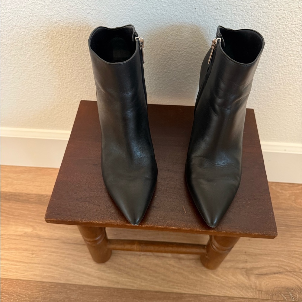 Marc Fisher Sleek Black Ankle Booties